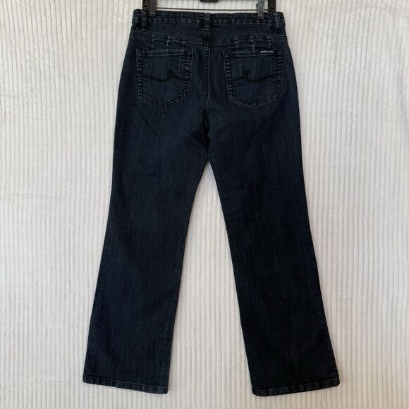 Members Jeans Straight Leg Sz‎ 10 Dark Blue Denim - Picture 11 of 16